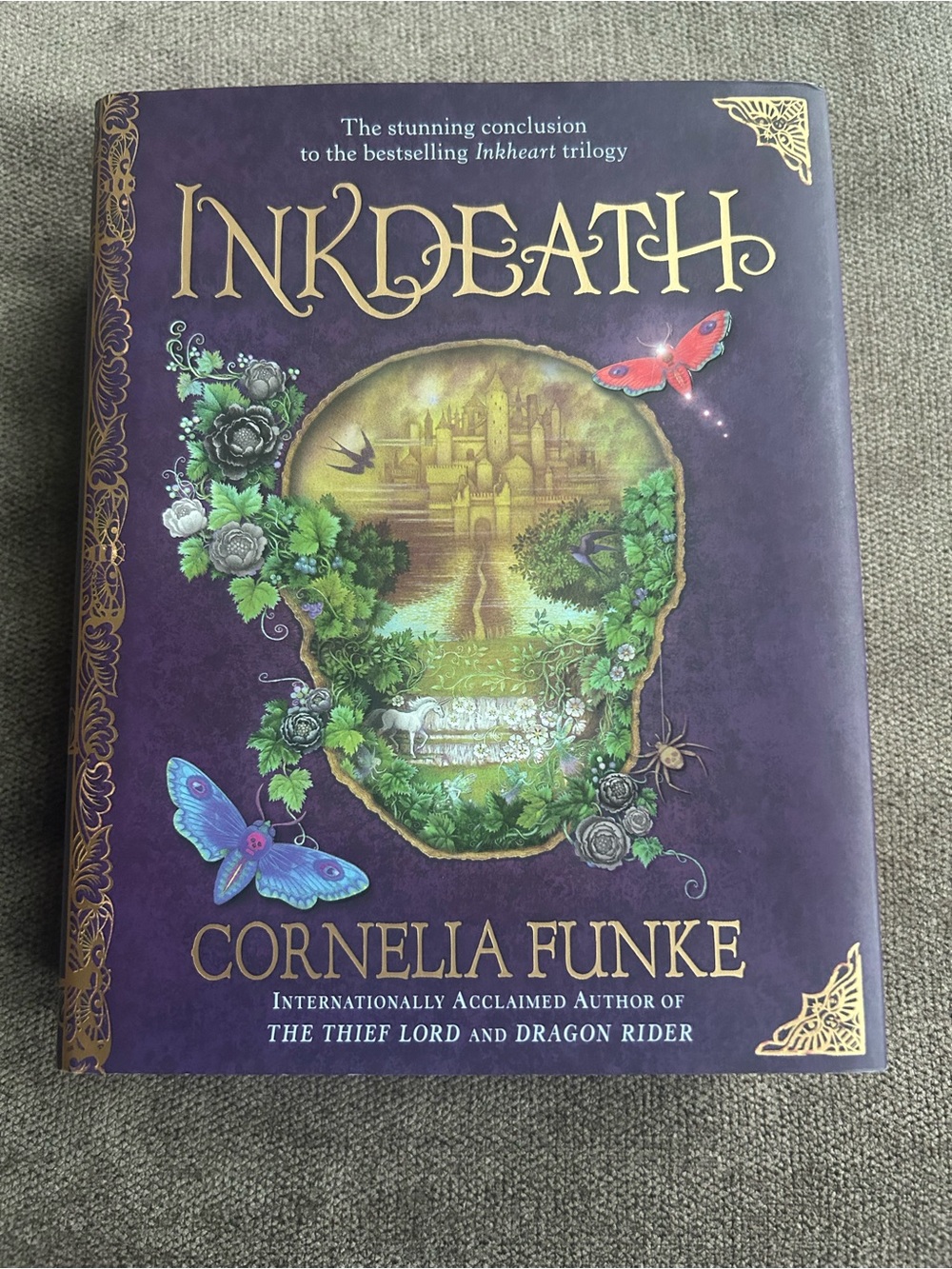 1st Edition - Inkdeath by Cornelia Funke - First Edition 2008 Hardcover
